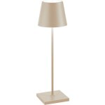 Zafferano - lampe de table led poldina pro sabbia, rechargeable et dimmable avec une autonomie jusqu'� ...
