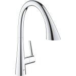 Zedra - mitigeur d'vier avec douchette extractible, chrome 32294002 - grohe