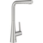 Zedra - mitigeur d'évier avec douchette extractible, smartcontrol, supersteel 32553dc2 - grohe Zedra - mitigeur d'évier avec douchette extractible, smartcontrol, supersteel 32553dc2 - grohe