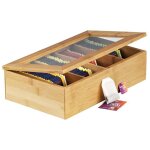 Bo�te � th� en bambou - 4 compartiments zeller
