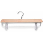 Cintre en bois avec pinces pour jupe, 1 pièce zeller Cintre en bois avec pinces pour jupe, 1 pièce zeller
