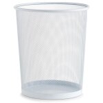 Corbeille � papier, en maille d'acier zeller