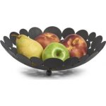 Zeller panier � fruits noir en m�tal moderne 29 cm