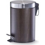 Zeller poubelle � p�dale 3 litres couleur noyer