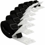 Set de 8 sangles de maintien clips de fixation pour les enrouleurs - zelsius Set de 8 sangles de maintien clips de fixation pour les enrouleurs - zelsius
