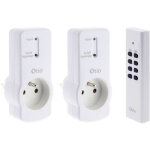 Lot de 2 prises 10a 2p + t télécommandées - zenitech Lot de 2 prises 10a 2p + t télécommandées - zenitech