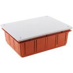 Zenitech - bote de drivation  encastrer 196 x 152 x 70mm - rouge