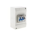 Zenitech - coffret chauffe - eau 2 disjoncteurs 2a - 20a + contacteur jour / nuit