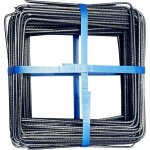 Zenlys lot de 100 agrafes fixation m�tal pour toile de paillage geotextile pointes biseaut�es 20cmx20cm ...