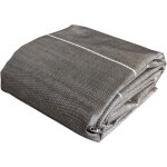 Zenlys toile de paillage anti mauvaises herbes longueur 40m largeur 5, 15m coloris marron 130grammes ...