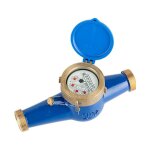 Zenner - compteur d'eau potable  jets multiples de 15 mm, filetage d'entre et de sortie mle de 3 / ...