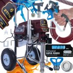 Zenthril boa x station de pulv�risation airless ? 3500w, 200 bar, 6l / min, buse 0, 039  pour peintures ...