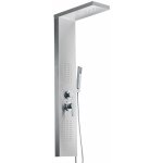 Zeny panneau colonne de douche hydromassante 3 jets gris / argent