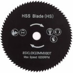 Zjchao disque de coupe en verre, 85 mm 80t dents de dents lames de scie � diamant diam�tre de scie circulaire ...