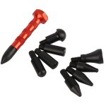 Zjchao stylo d�montable compact avec 9 embouts de remplacement pour outil de d�bosselage automobile, ...