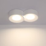 Applique murale encastrable, spot encastré rond, lampe de plafond, couloir, moderne, 2 lampes, gx53, ... Applique murale encastrable, spot encastré rond, lampe de plafond, couloir, moderne, 2 lampes, gx53, ...