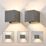 Applique murale led extérieur gris lampe - 2 pièces up down luminaire extérieure 5w spot mural intérieur ... Applique murale led extérieur gris lampe - 2 pièces up down luminaire extérieure 5w spot mural intérieur ...