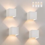 Applique murale led intérieur / extérieur : set de 4 lampes extérieures blanc chaud ip65 applique extérieure ... Applique murale led intérieur / extérieur : set de 4 lampes extérieures blanc chaud ip65 applique extérieure ...