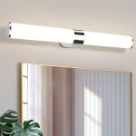 Lampe miroir led, lampe armoire, applique salle de bain, lumire blanche neutre 4000 kelvin, 15w, tanche ...