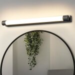 Zmh luminaire miroir led salle de bain 50cm 10w lumi�re blanc chaud 3000k ip44 r�sistant � l?eau contemporain ...