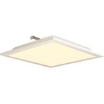 Zmh luminaire plafond led pour salle blanche panneau plat 4545cm 40w rectangulaire 3000k 2er