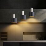 Suspension e27 lampe suspendue vintage - lampe de cuisine suspendue 3 ampoules lampe de salle  manger ...
