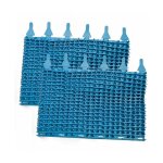 Lot de 2 brosses lamelles bleu pour robot indigo zodiac w1585a Lot de 2 brosses lamelles bleu pour robot indigo zodiac w1585a