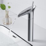 Zolginah - robinet salle bain, robinet salle de bain mitigeur lavabo chrome rtro  levier unique mitigeur ...