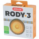 1 roue d'exercice silencieuse pour cage rody3 couleur banane taille  14 cm x 5 cm pour rongeur zolux ...