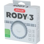 1 roue d'exercice silencieuse pour cage rody3 couleur blanche taille  14 cm x 5 cm . pour rongeur. zolux ...