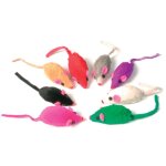 Zolux - 8 souris en fourrure, multi couleur jouet pour chat Zolux - 8 souris en fourrure, multi couleur jouet pour chat