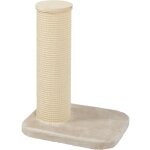Zolux - arbre  chat city cat numero 1, hauteur 62 cm, poteau  17 cm, beige pour chat