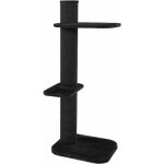 Zolux - arbre � chat city cat numero 3, hauteur 148 cm, poteau � 17 cm, gris