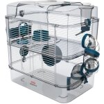 Zolux - cage sur 2 etages pour hamsters, souris et gerbilles - rody3 duo - l 41 x p 27 x h 40, 5 cm - ...