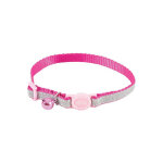 Zolux - collier pour chat rose - nylon - rglable - 520022ros