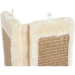 Griffoir d'angle beige 24 x 56 cm, pour chat zolux