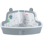 Maison de toilettes d'angle pour rongeurs 41. 5x31 cm
