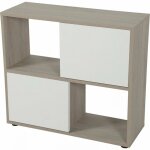Zolux - meuble pour aquarium iseo trend 80 cm - blanc