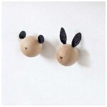 Zoo pat�re murale enfant crochets muraux en bois porte - manteau mural pour accrocher sac serviettes ...