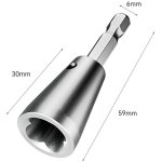 Zoternen - outil de torsion de fil pour perceuse 2, 5 - 4 - 6 millimtres carrs en acier moul forg ...