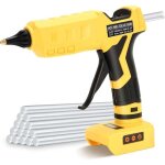 Zoternen pistolet � colle 100w sans fil compatible pour 20v max batterie, pistolet � colle � chauffage ...