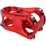 Ztto potence v�lo alliage aluminium 31. 8mm, tige courte pour vtt et route, rouge