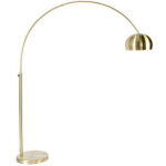 Zuiver - lampe de sol design 39x170x190 / 205 cm en m�tal plaqu� laiton