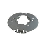 Zurfluh feller ? flasque polyreno pour moteur somfy ? acier galvanis� 1, 5 mm ? diam�tre 140 mm ? maintien ...