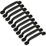 Zvd - 10pcs poign�e de porte cuisine armoire placard tiroir chambre meubles tirer entraxe 128mm, aluminium ...