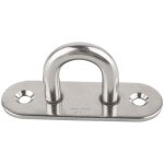 Zvd - 12 pcs crochet acier inoxydable, crochets mtal forme u en acier inoxydable 304, plaque oeillet ...