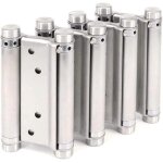 Zvd - 2 paires de charni�res de porte battante de saloon caf� comptoir freegate � double action en acier ...