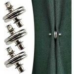 Zvd - 2 paires d'embrasses magn�tiques, attaches magn�tiques pour rideaux, accessoires pour rideaux, ...