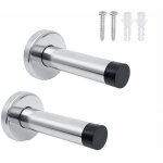Zvd - 2 pcs bute de porte intrieure en acier inoxydable, bute de porte murale insonorise, arret porte ...