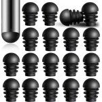 Zvd - 24 pices) bouchons d'extrmit ronds avec inserts de tube en plastique de diamtre extrieur de ...